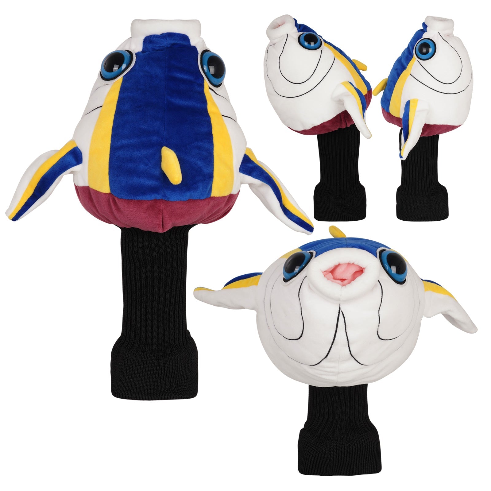 Fish Head Plush Driver Animal Head Cover