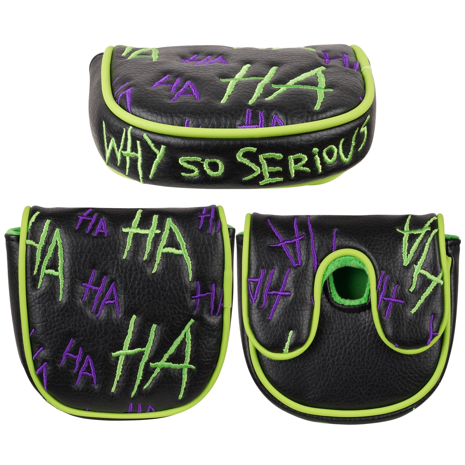 Green & Purple HAHA LAB DF3 Putter Headcover