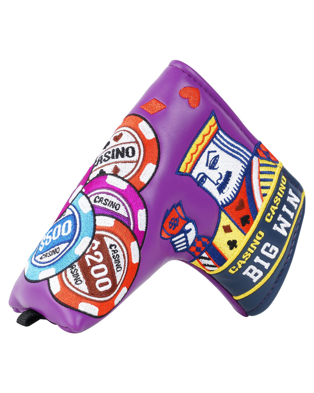 Purple Chips BIGWIN Embroidery Golf Headcover Sets