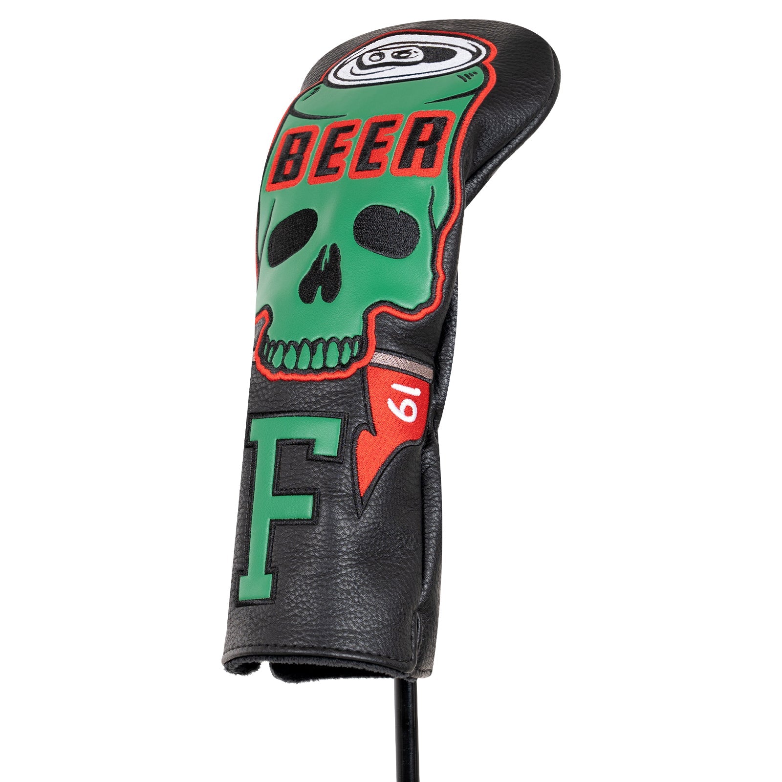 Black Skull Beer Head Cover Set