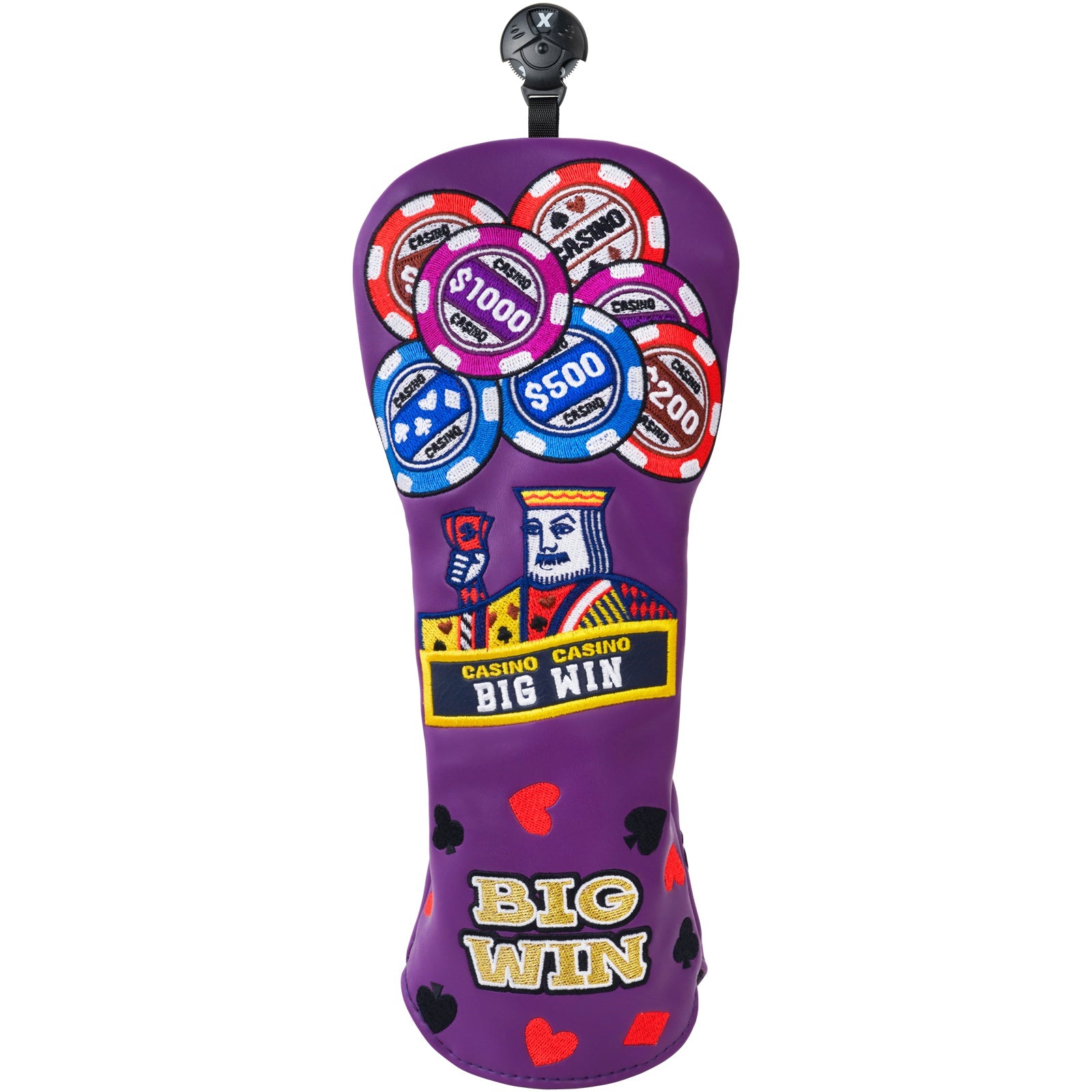 Purple Chips BIGWIN Embroidery Golf Headcover Sets
