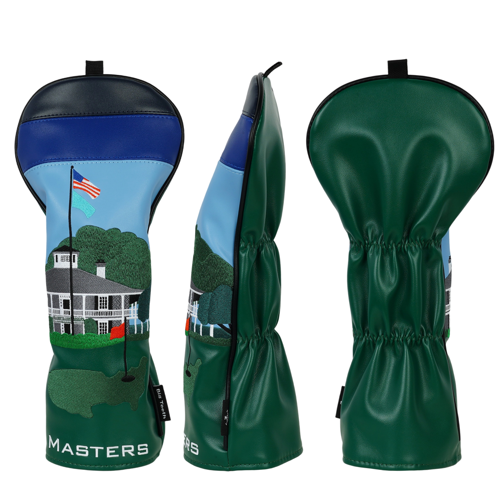 Dark Green Masters Patch Driver Head Cover