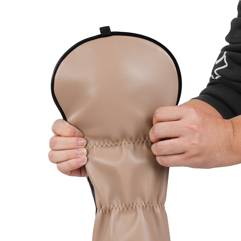 Brown Teddy Bear Embroidery Driver Fairway Hybrid Head Cover