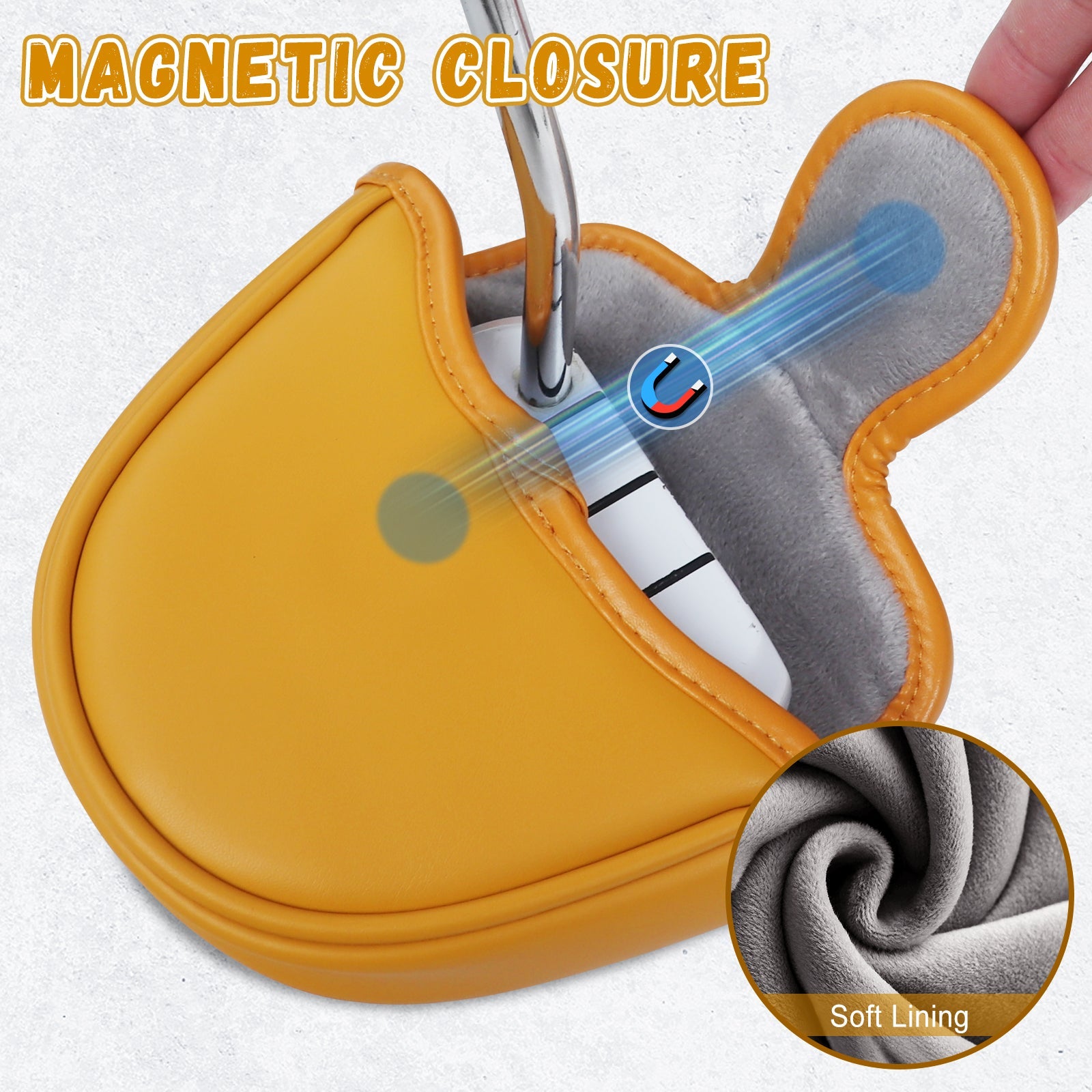 Boom Golf Magnetic Mallet Putter Headcover