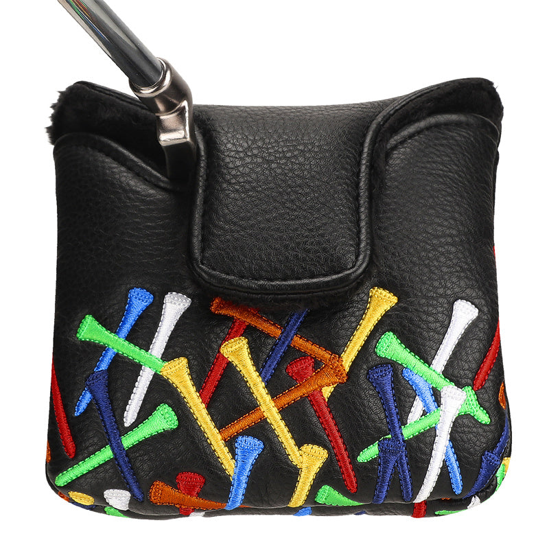 Colorful Golf Tees Golf Large Mallet Putter Head Cover- Craftsman Golf