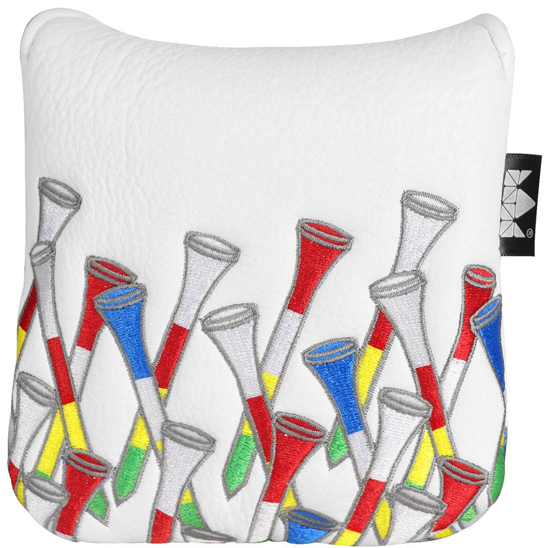 Colorful Golf Tees Golf Large Mallet Putter Head Cover- Craftsman Golf