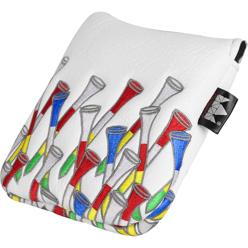 Colorful Golf Tees Golf Large Mallet Putter Head Cover- Craftsman Golf