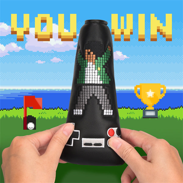 YOU WIN Mosaic Boy Blade Putter Cover-Craftsman golf