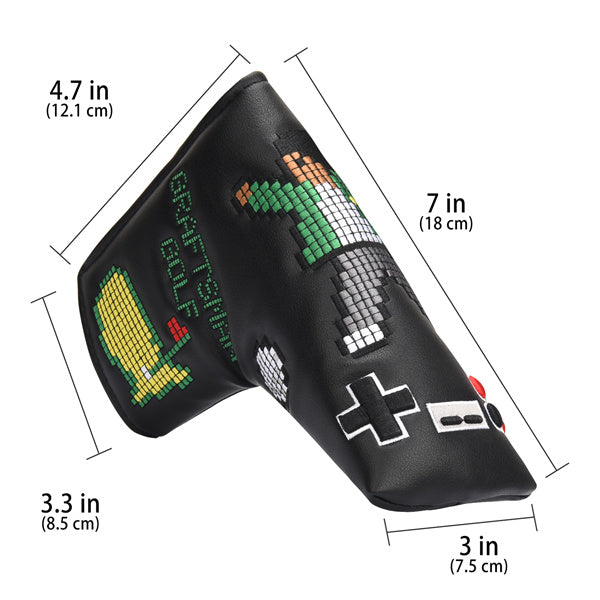 YOU WIN Mosaic Boy Blade Putter Cover-Craftsman golf