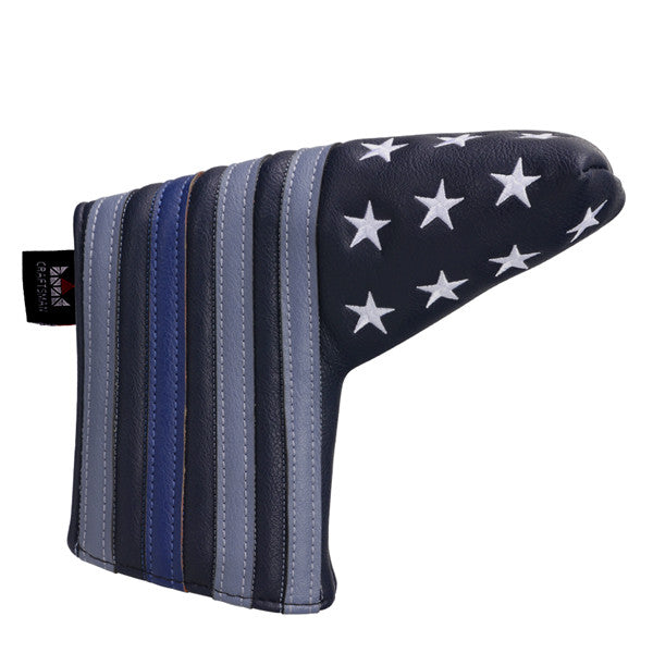 Custom Your Name Stars&Stripes Blade Putter Headcover -Craftsman Golf